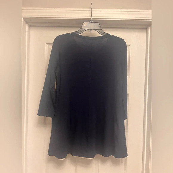 Motherhood Maternity Navy Blue Nursing Long Sleeve Top Size S - Picture 3 of 3